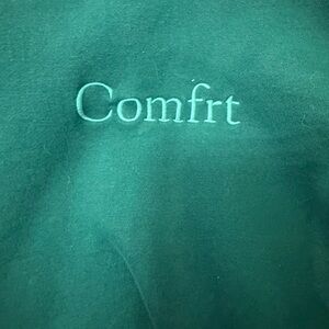 Comfrt Green Hooded Sweatshirt, size L